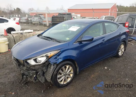 2015 Hyundai Elantra Se z USA, uszkodzony, nr VIN 5NPDH4AE7FH611702